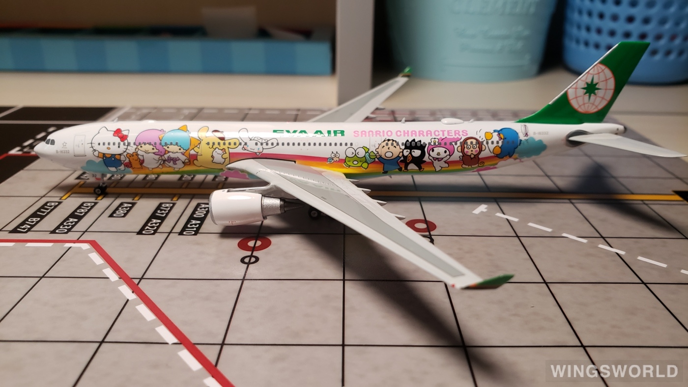 Phoenix 1:400 PH04131 EVA Air 长荣航空 Airbus A330-300 B-16332