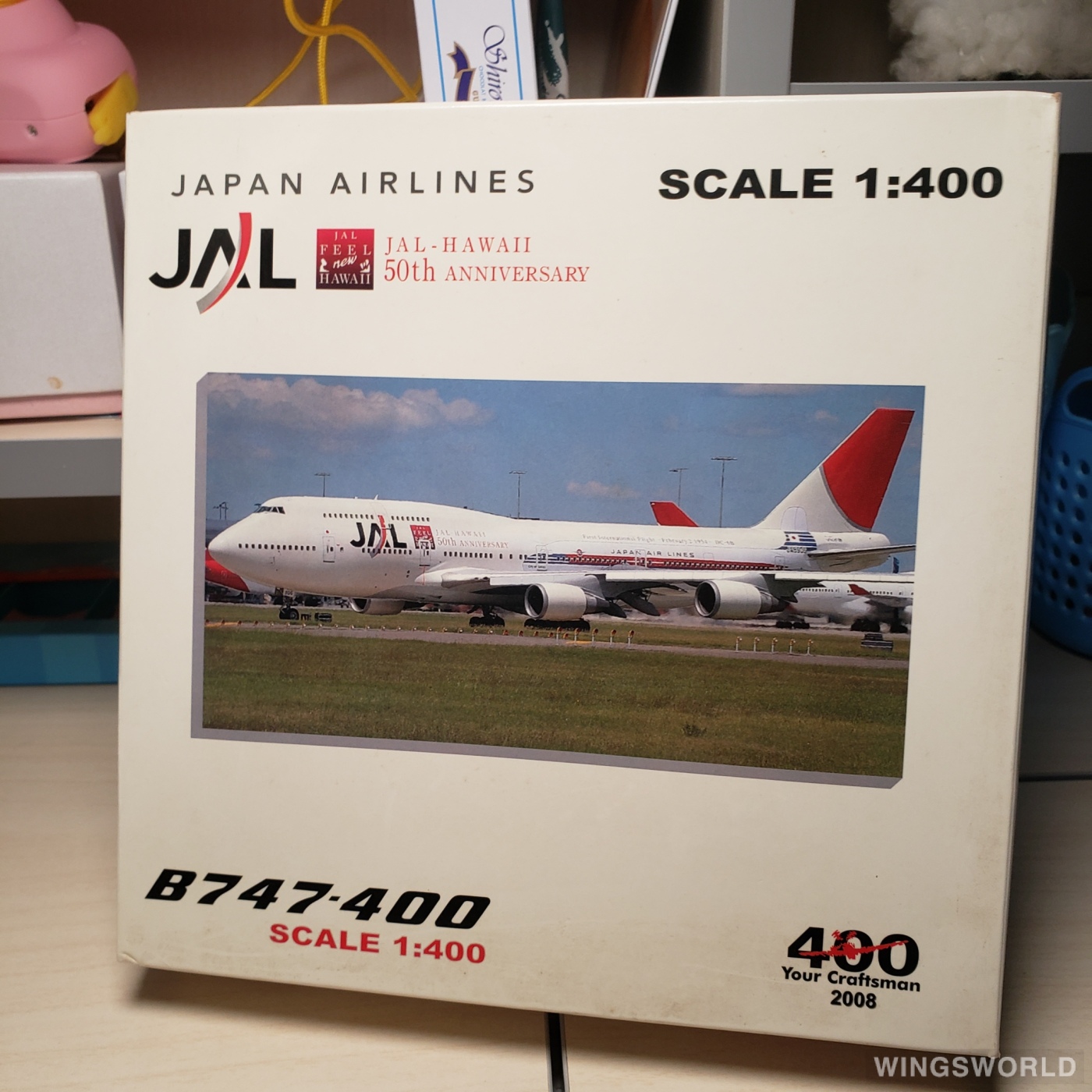 Big Bird 1:400 Boeing 747-400 Japan Airlines 日本航空BB4-2004-26A 