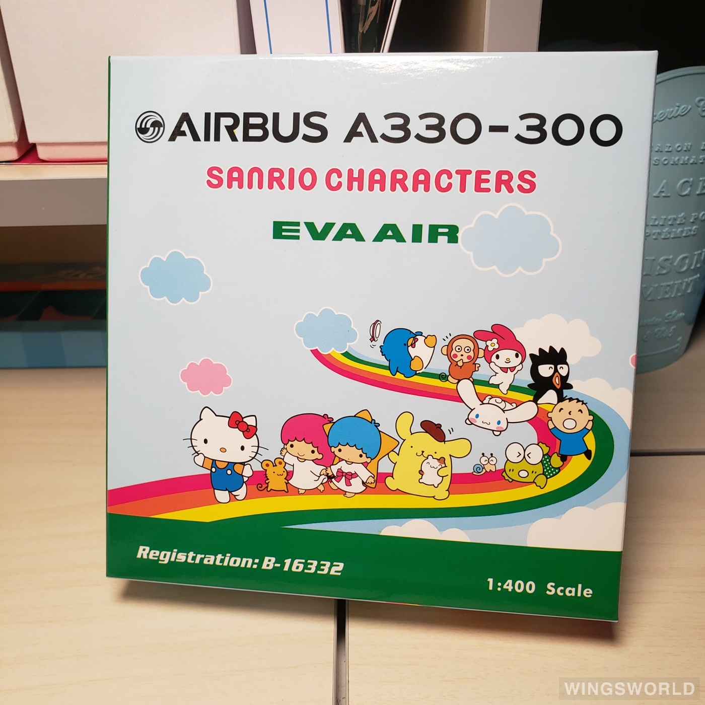 Phoenix 1:400 PH04131 EVA Air 长荣航空 Airbus A330-300 B-16332