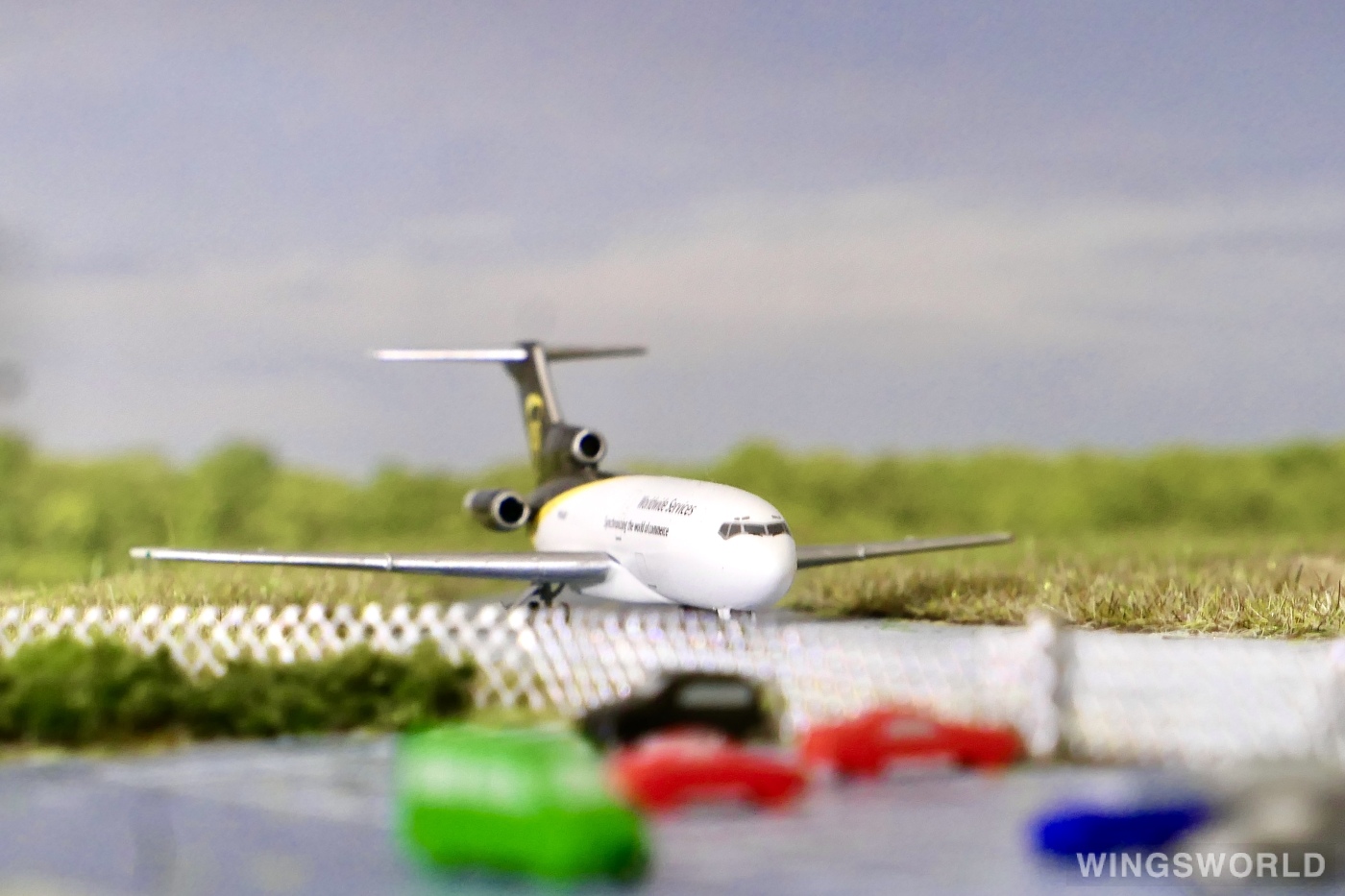 Herpa 1:500 Boeing 727-100 UPS 联合包裹公司 530873 N936UP 的照片 作者:JetblastAUA ...