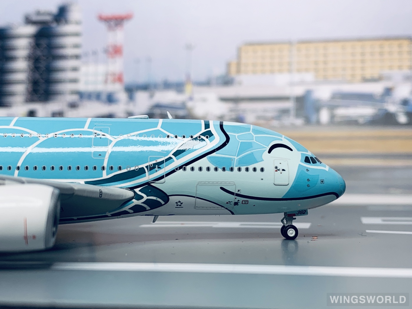 ANA All Nippon Kai Green Turtle Airbus A380-800 JA382A