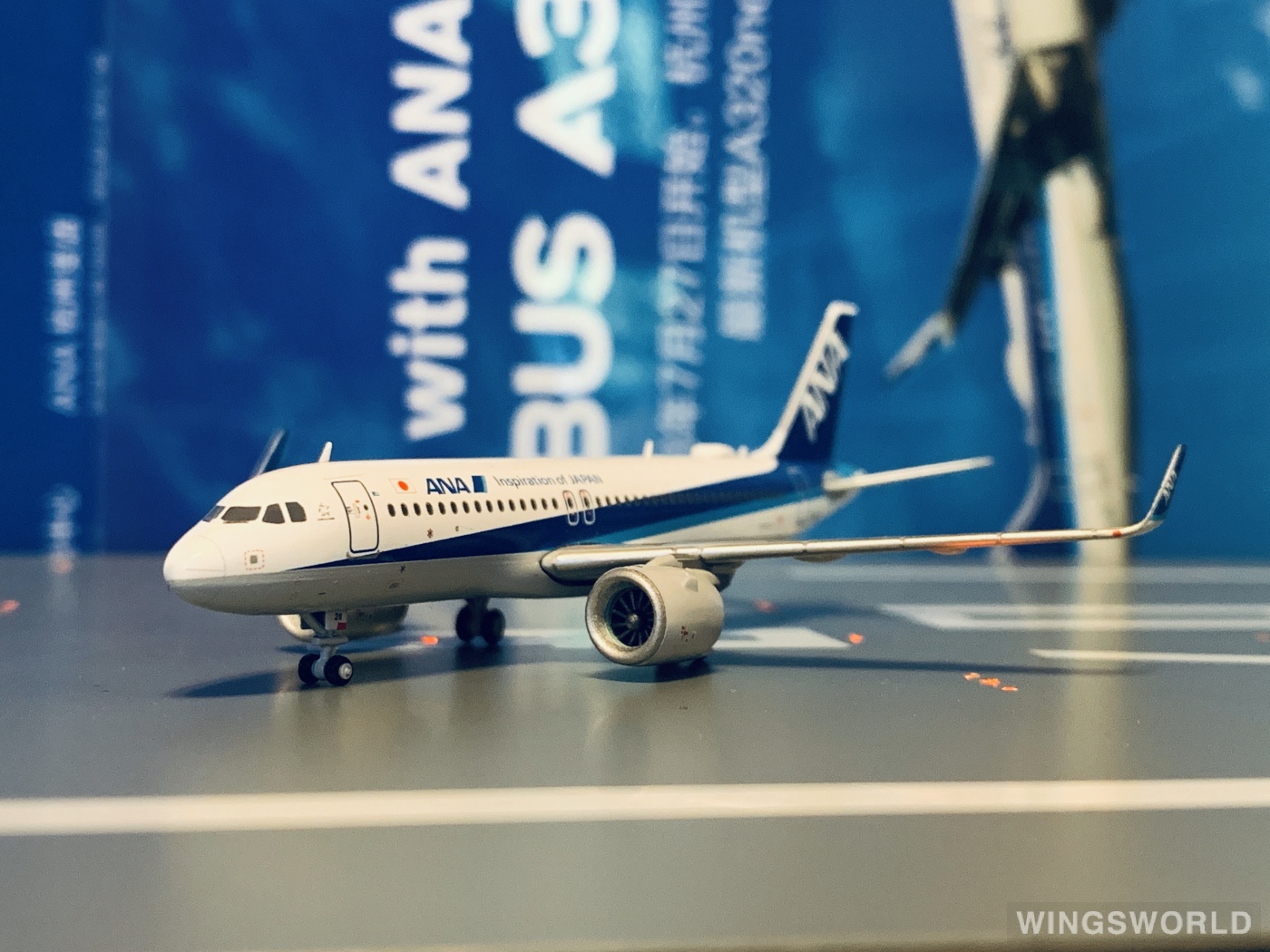 JC Wings 1:400 XX4102 ANA 全日空 Airbus A320neo JA211A