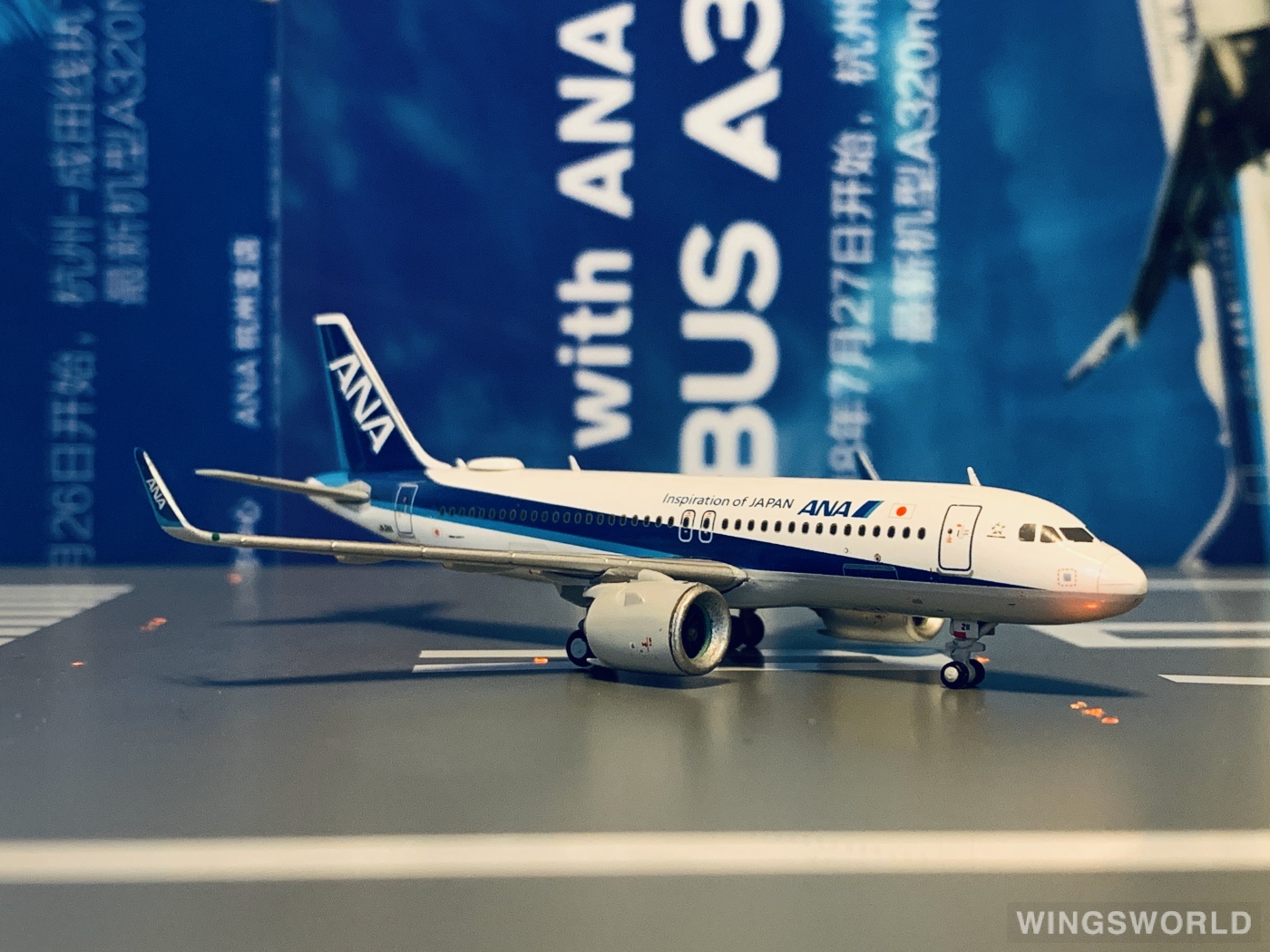 JC Wings 1:400 XX4102 ANA 全日空 Airbus A320neo JA211A