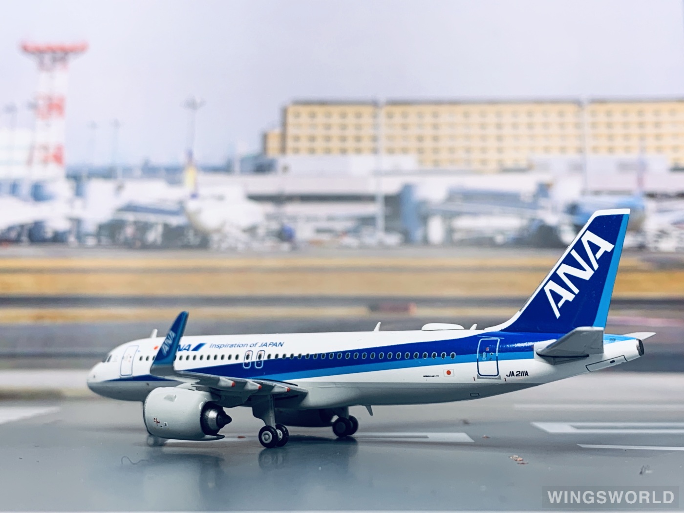 JC Wings 1:400 XX4102 ANA 全日空 Airbus A320neo JA211A