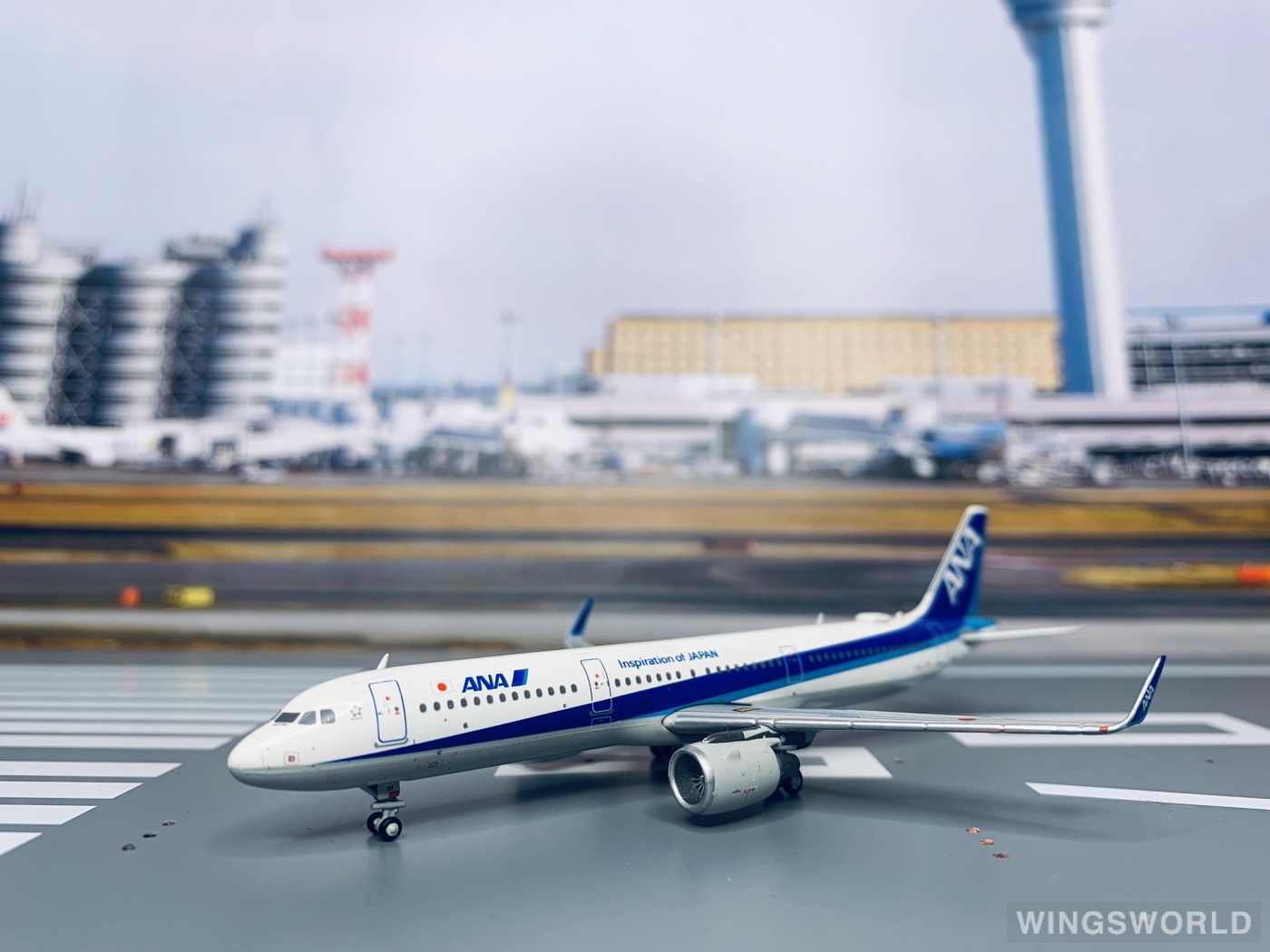 JC Wings 1:400 XX4718 ANA 全日空 Airbus A321 JA111A