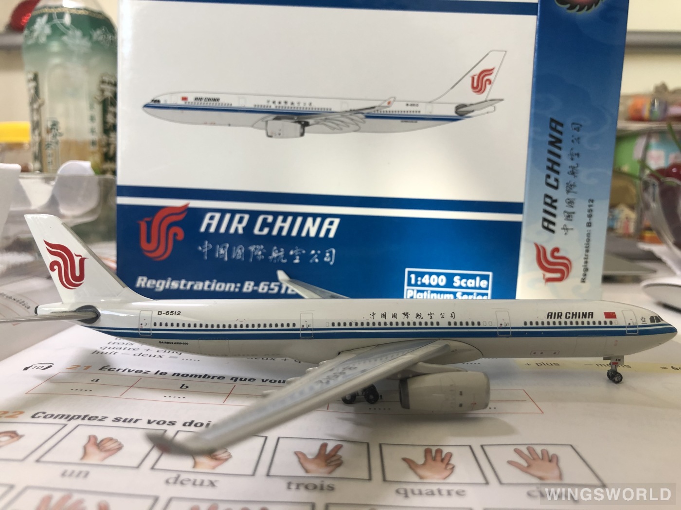 Phoenix 1:400 PH10410 Air China 中国国际航空 Airbus A330-300 B-6512