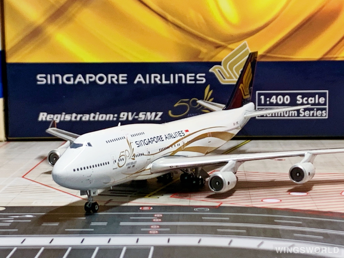 Inflight 1/200 シンガポール航空 B747-400 9V-SMZ Inflight200
