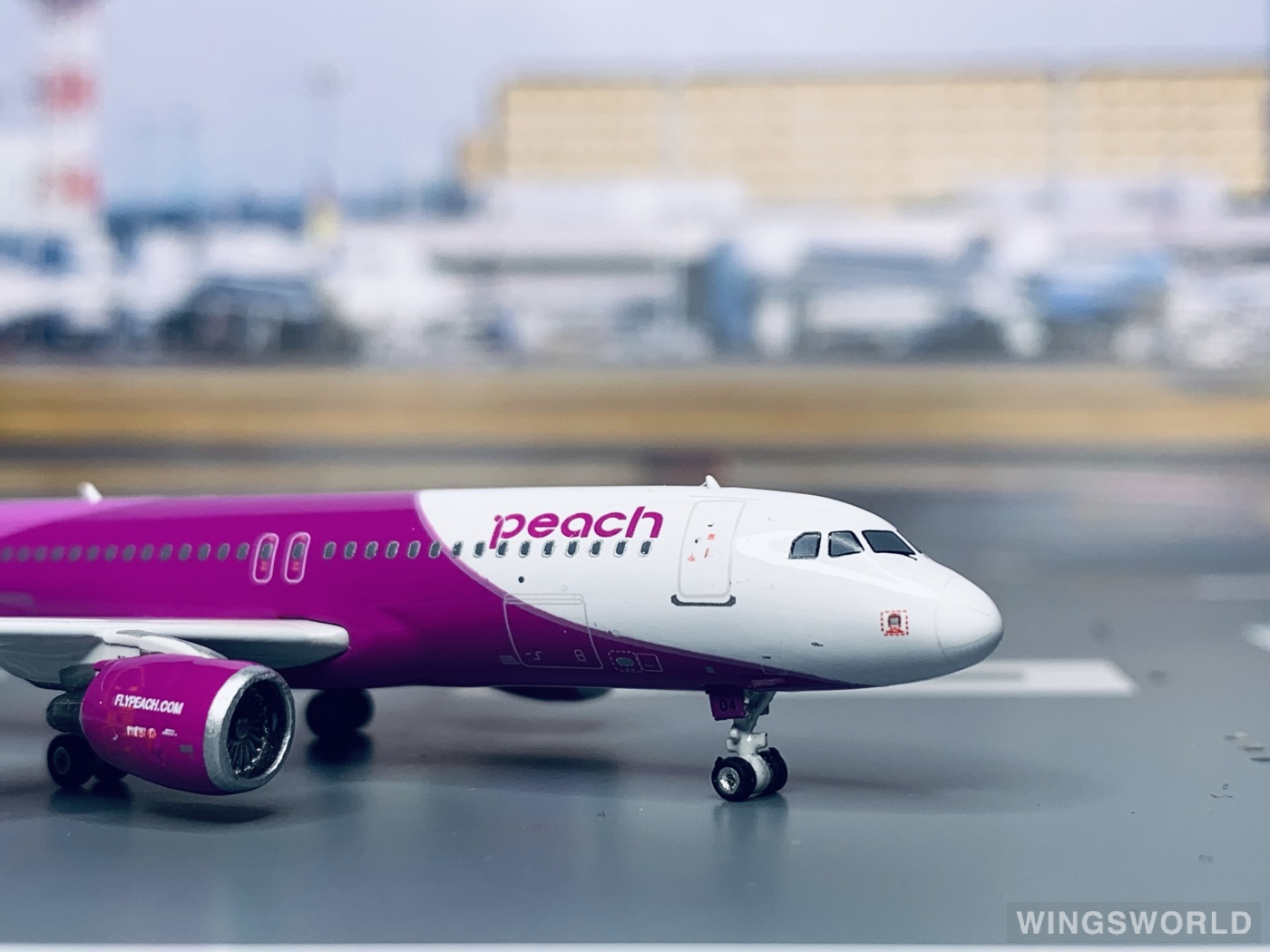 Phoenix 1:400 PH04076 Peach Aviation 乐桃航空 Airbus A320 JA804P