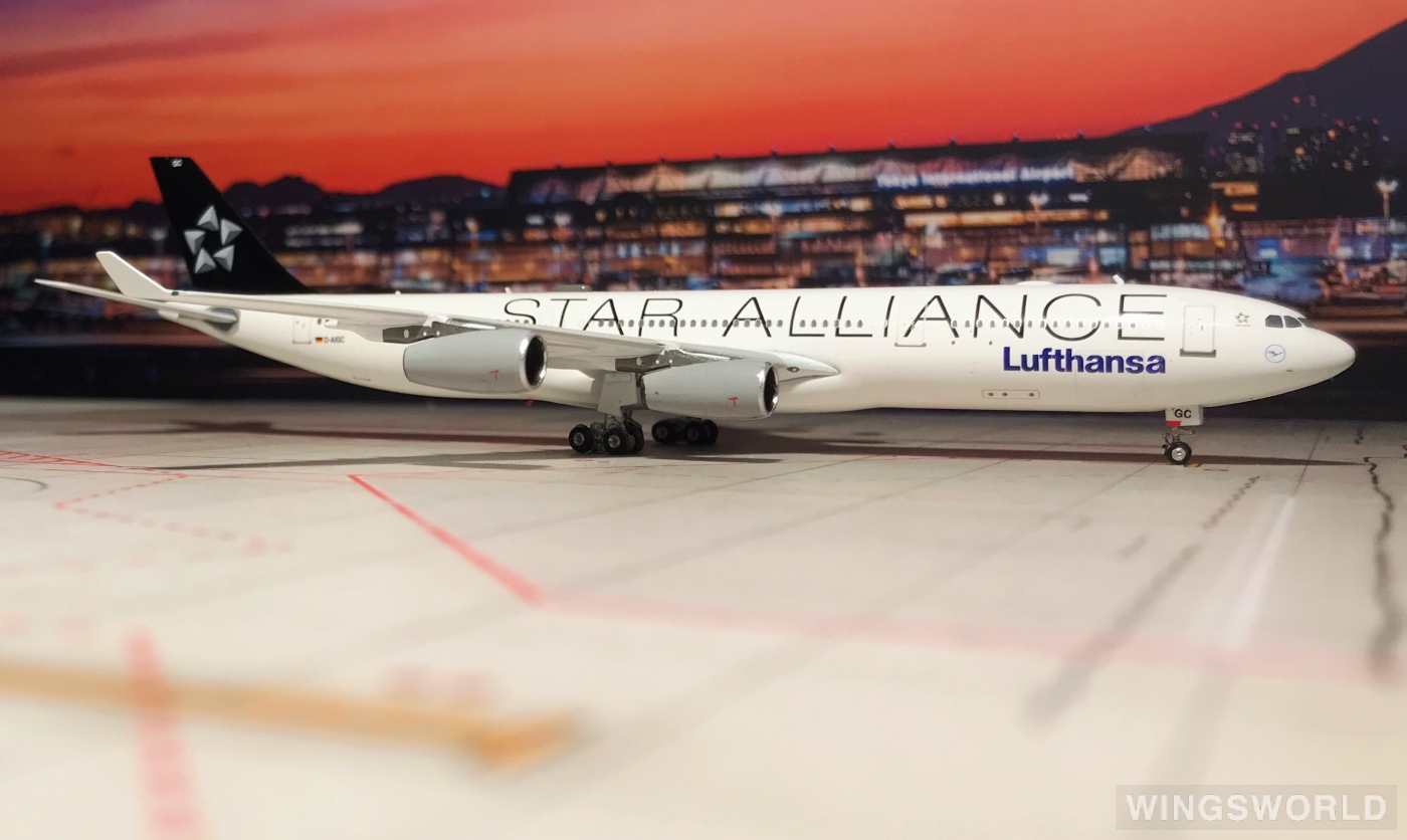Phoenix 1:400 PH04032 Lufthansa 汉莎航空 Airbus A340-300 D-AIGC