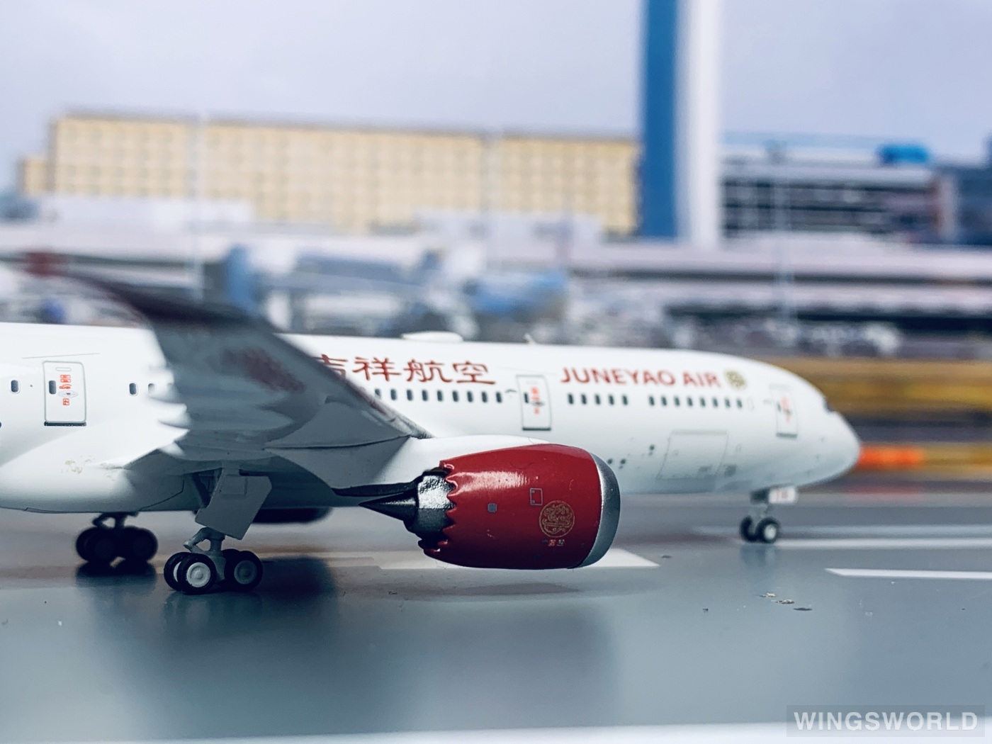 NGmodels 1:400 NG55007 Juneyao Airlines 吉祥航空 Boeing 787-9 B-1115