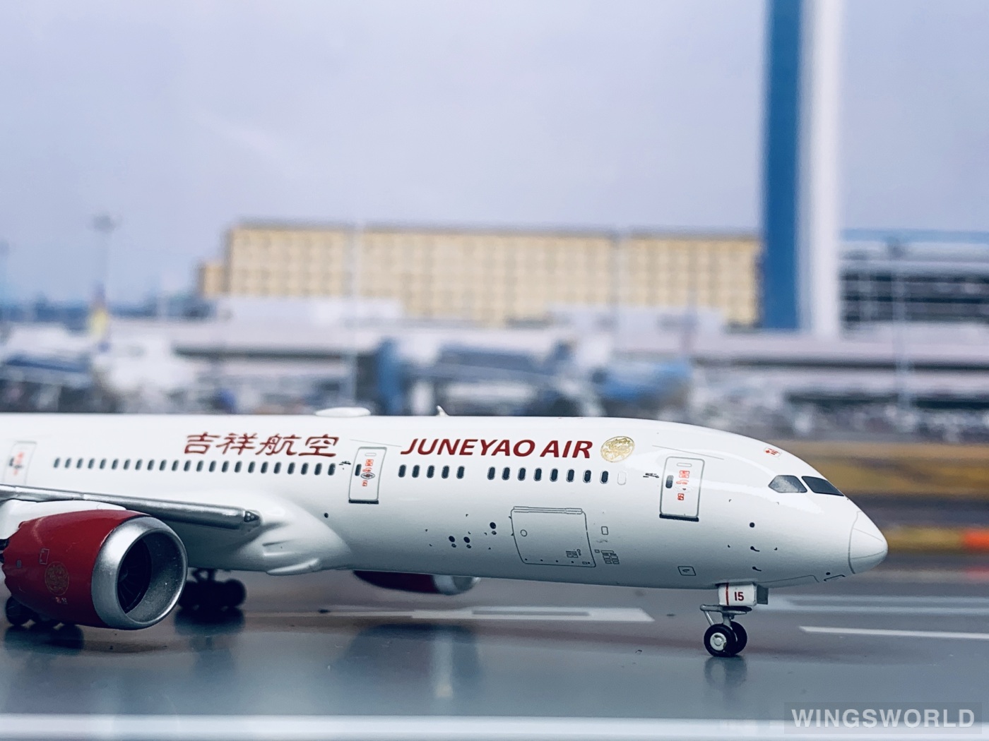 NGmodels 1:400 NG55007 Juneyao Airlines 吉祥航空 Boeing 787-9 B-1115