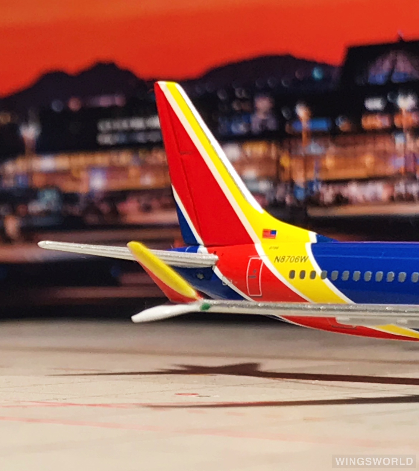 AeroClassics 1:400 AC19234 Southwest Airlines 美国西南航空 Boeing 737 MAX 8 N8706W