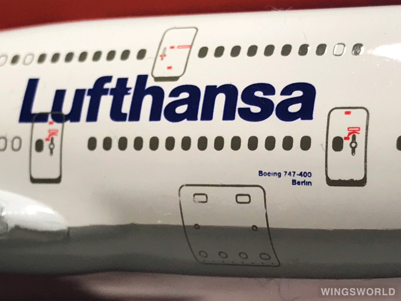 Herpa 1:400 560139 Lufthansa 汉莎航空 Boeing 747-400 D-ABVA
