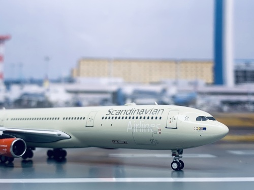 SAS 北欧航空 Airbus A340-300 OY-KBI RURIK VIKING BOX18017 Pandamodel 1:400