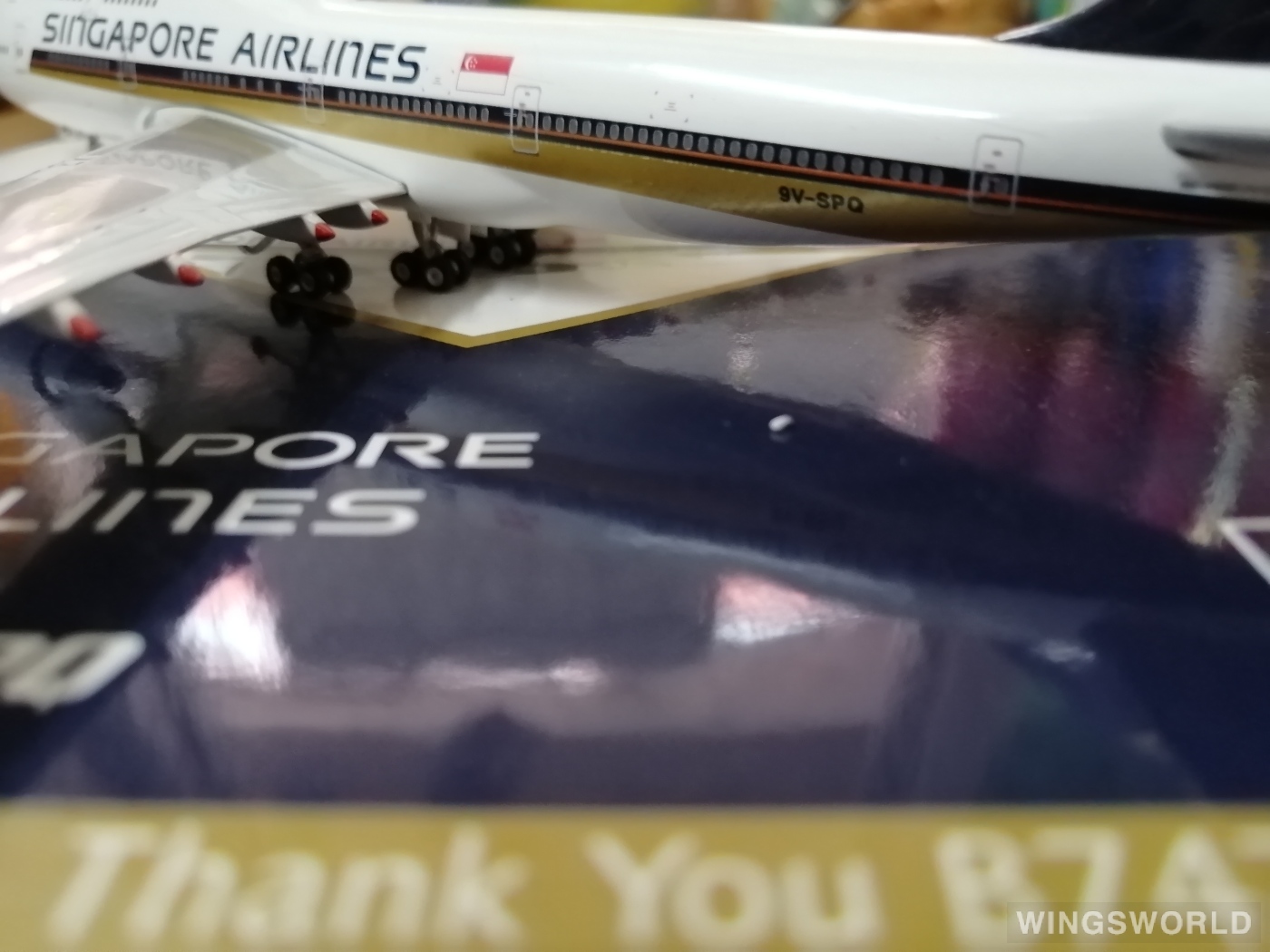 Phoenix 1:400 PH10612 Singapore Airlines 新加坡航空 Boeing 747-400 9V-SPQ