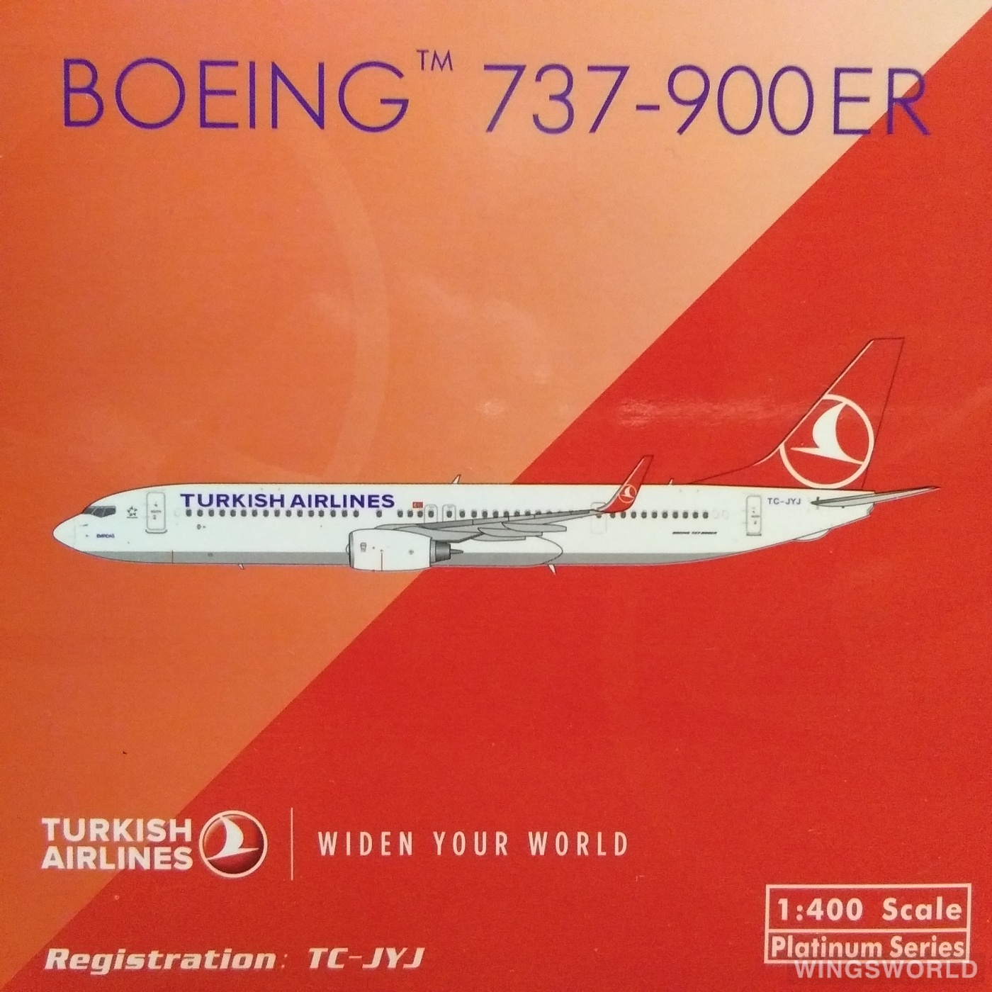 Phoenix 1:400 PH11150 Turkish Airlines 土耳其航空 Boeing 737-900 TC-JYJ