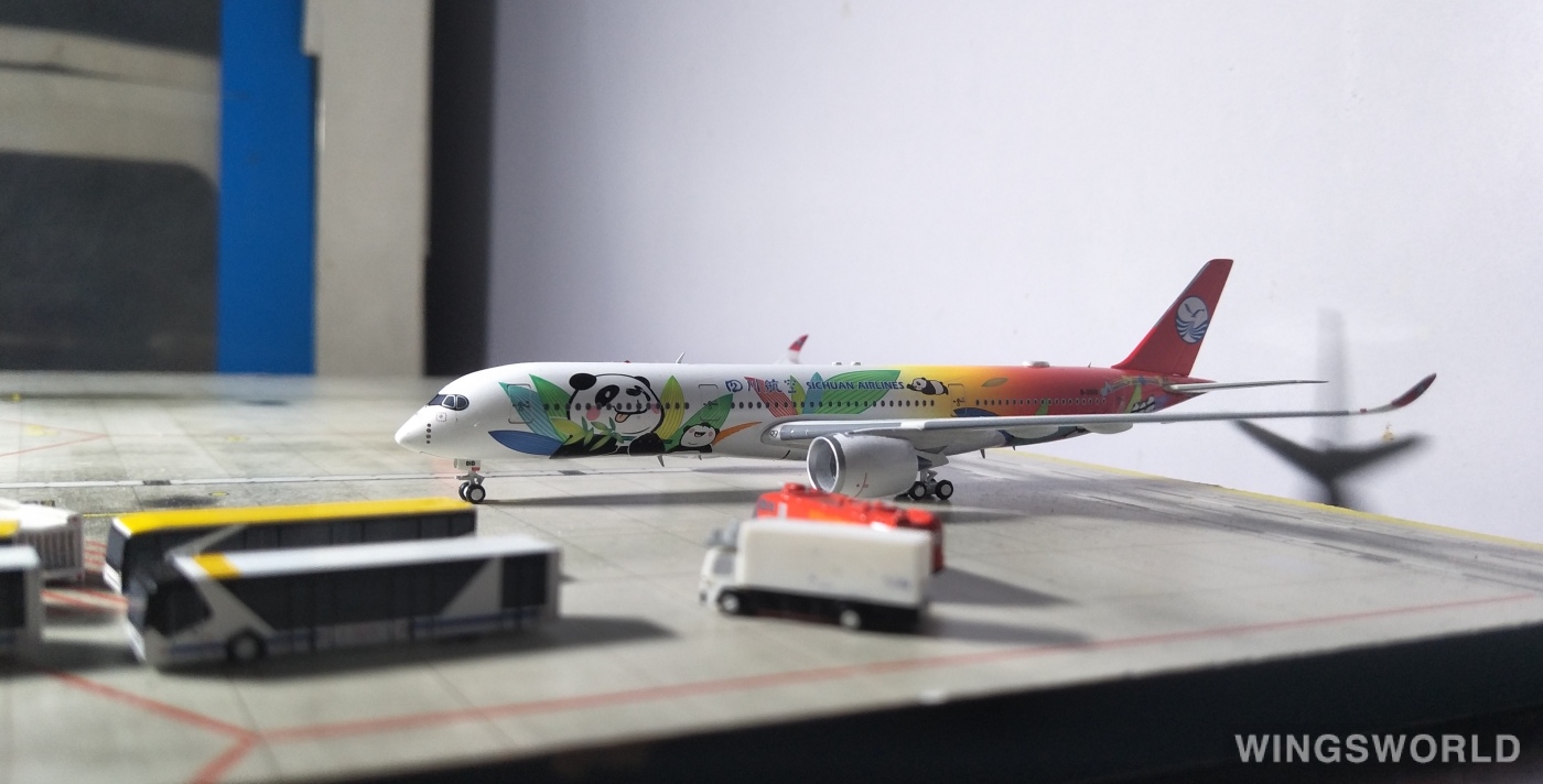 JC Wings 1:400 KD4101 Sichuan Airlines 四川航空 Airbus A350-900 B-301D