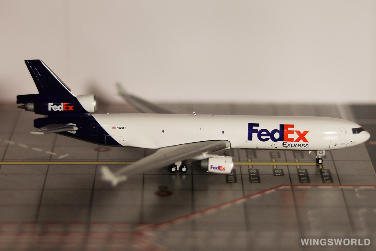 Geminijets 1:400 GJFDX1493 FedEx 联邦快递 McDonnell Douglas MD-11 N625FE