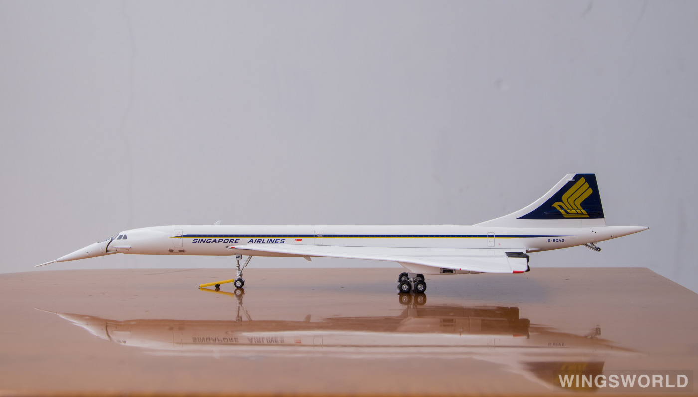 JC Wings 1:200 XX2337 Singapore Airlines 新加坡航空 Concorde G-BOAD