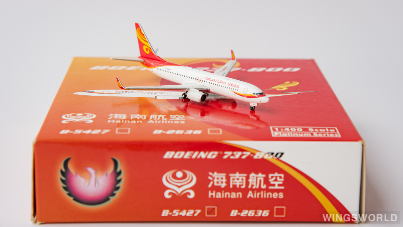 Phoenix 1:400 PH10361B Hainan Airlines 海南航空 Boeing 737-800 B-5427