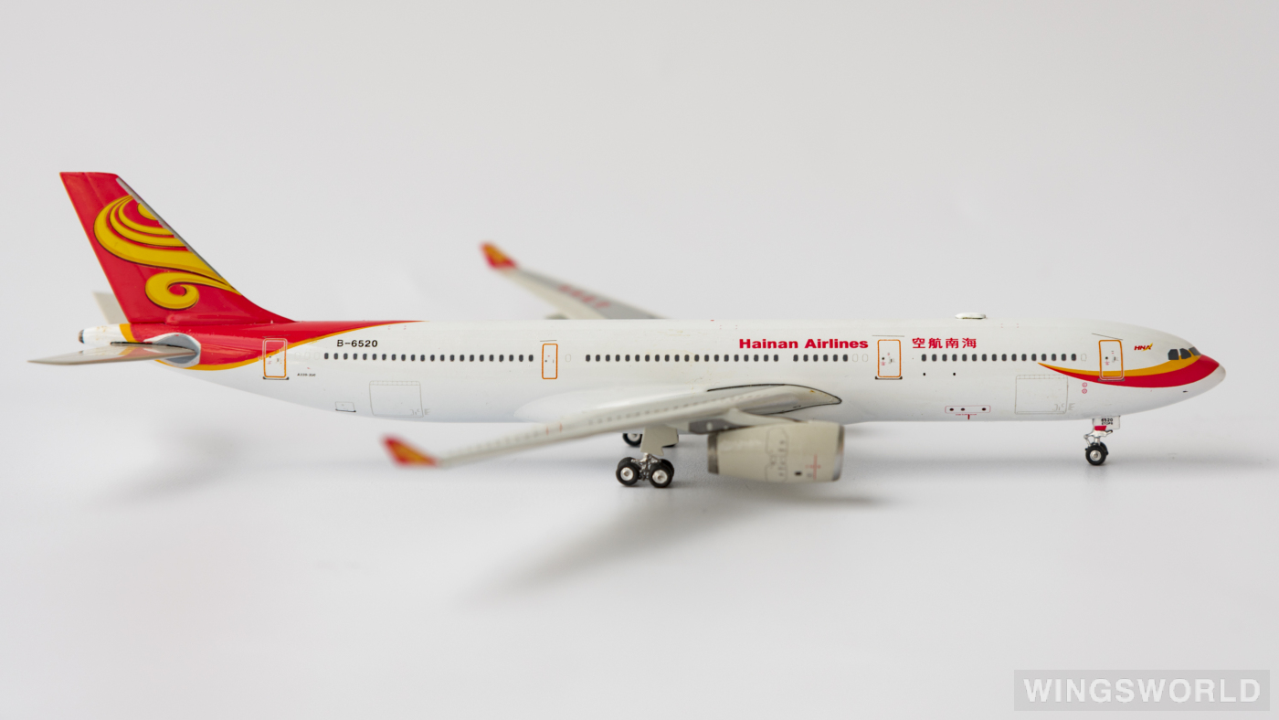 Phoenix 1:400 PH10481 Hainan Airlines 海南航空 Airbus A330-300 B-6520