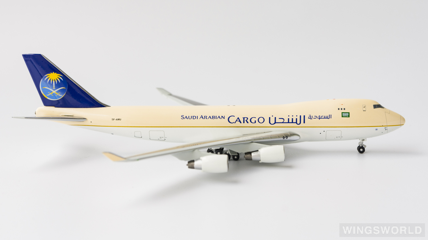 Witty 1:400 WT4744021 Saudia 沙特阿拉伯航空 Boeing 747-400 TF-AMU