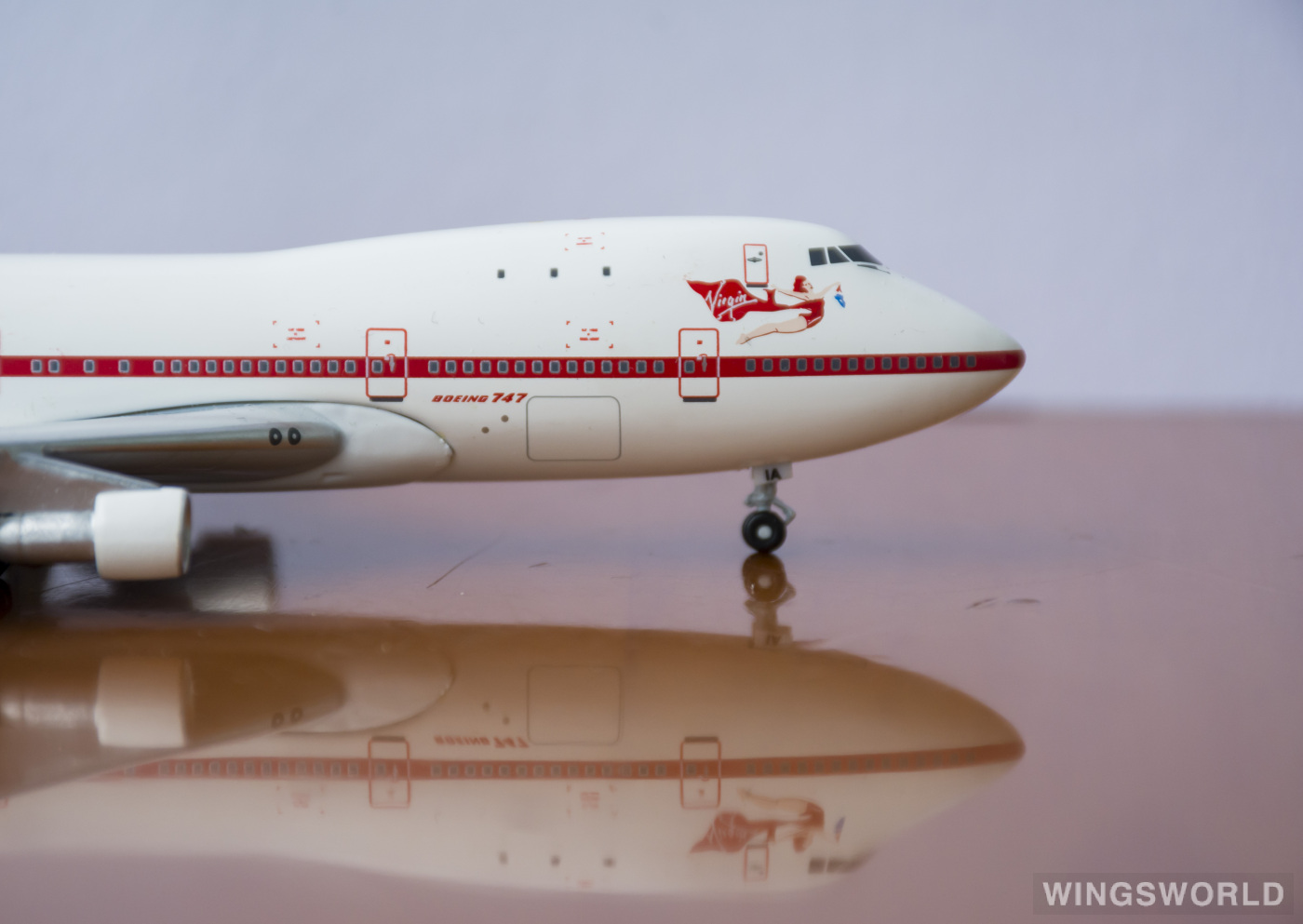 Big Bird 1:400 BB4-2003-XX Virgin Atlantic Airways 维珍航空 Boeing 747-100 G-VMIA