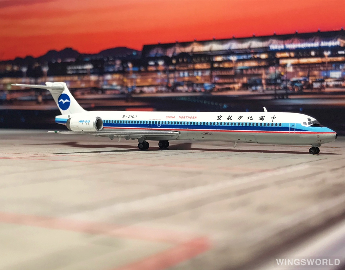 JC Wings 1:400 KD4100 China Northern Airlines 中国北方航空 McDonnell Douglas MD-90 B-2103