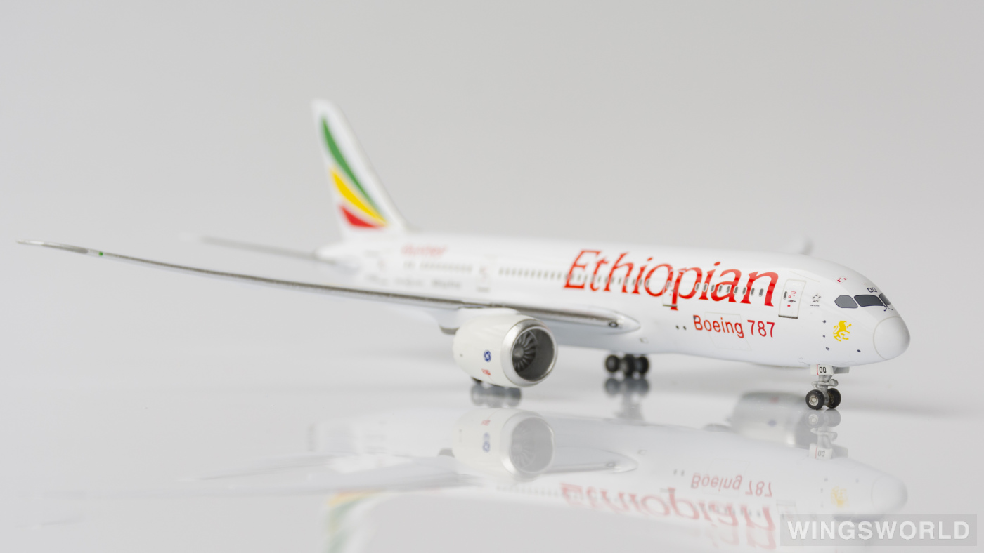 Witty 1:400 WT4788001 Ethiopian Airlines 埃塞俄比亚航空 Boeing 787-8 ET-AOQ