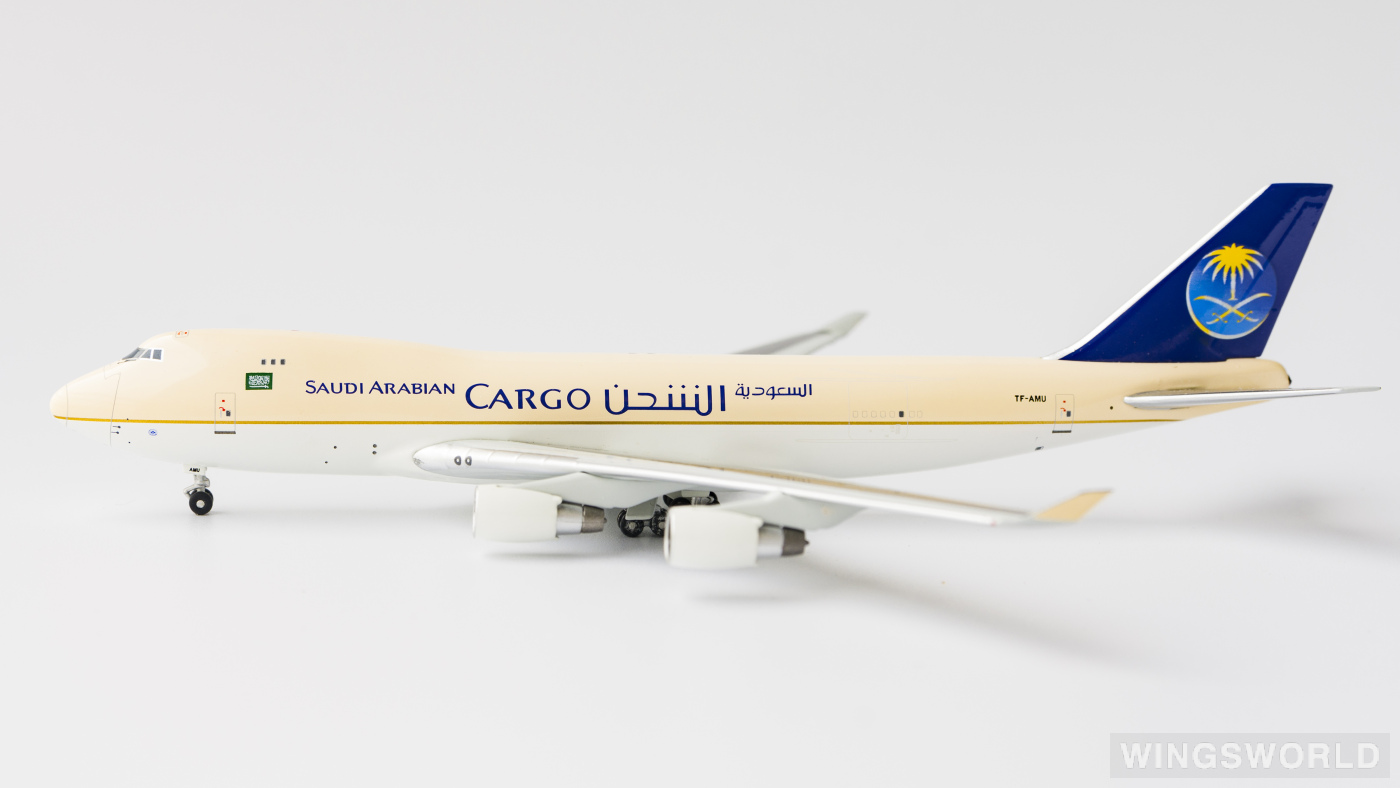 Witty 1:400 WT4744021 Saudia 沙特阿拉伯航空 Boeing 747-400 TF-AMU