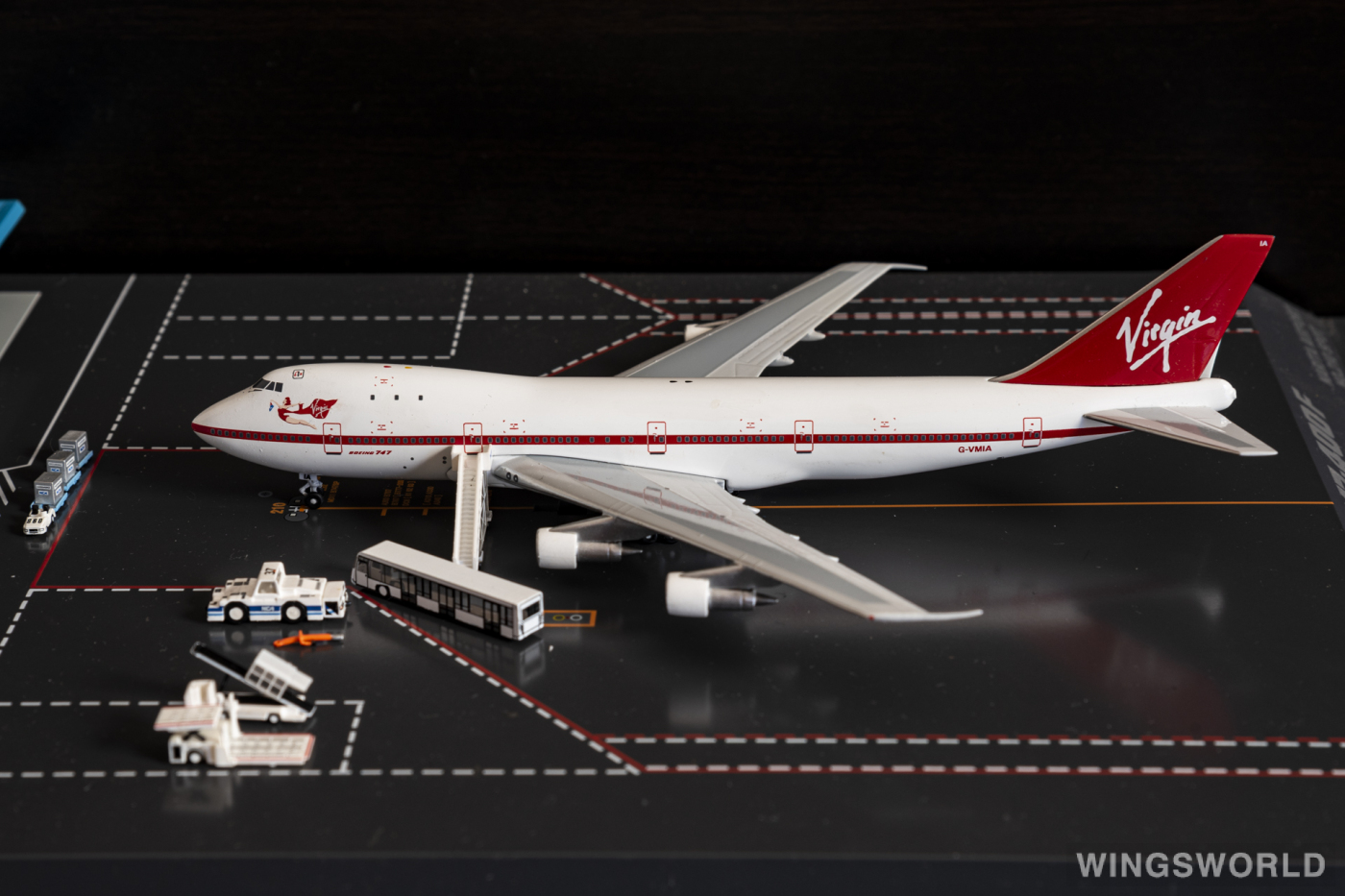 Big Bird 1:400 BB4-2003-XX Virgin Atlantic Airways 维珍航空 Boeing 747-100 G-VMIA