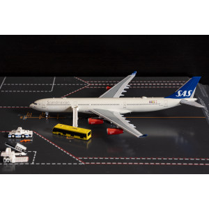 SAS 北欧航空 Airbus A340-300 LN-RKG GUDROD VIKING BOX18016 Pandamodel 1:400