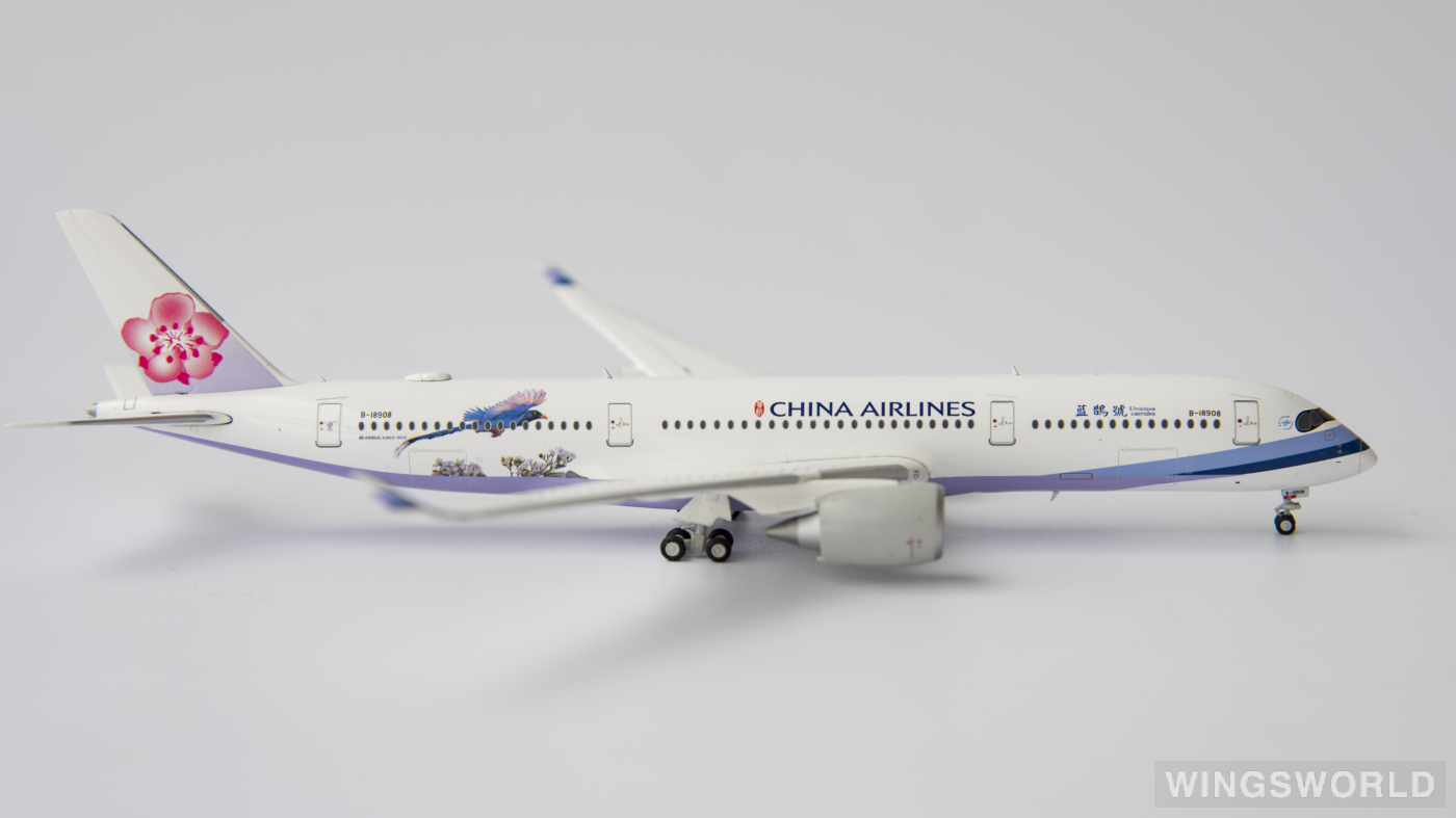 JC Wings 1:400 XX4728 China Airlines 中华航空 Airbus A350-900 B-18908