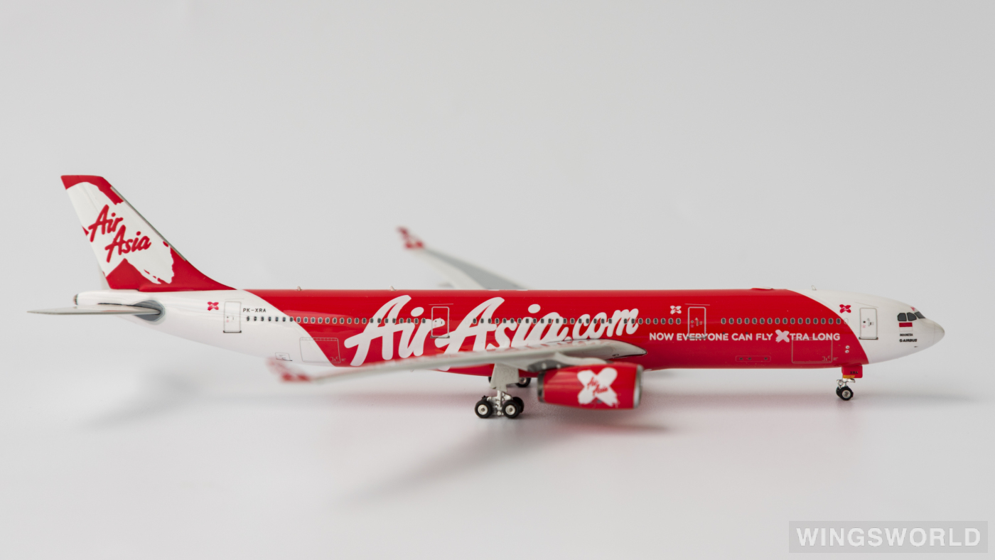 Phoenix 1:400 PH11007 AirAsia 亚洲航空 Airbus A330-300 PK-XRA