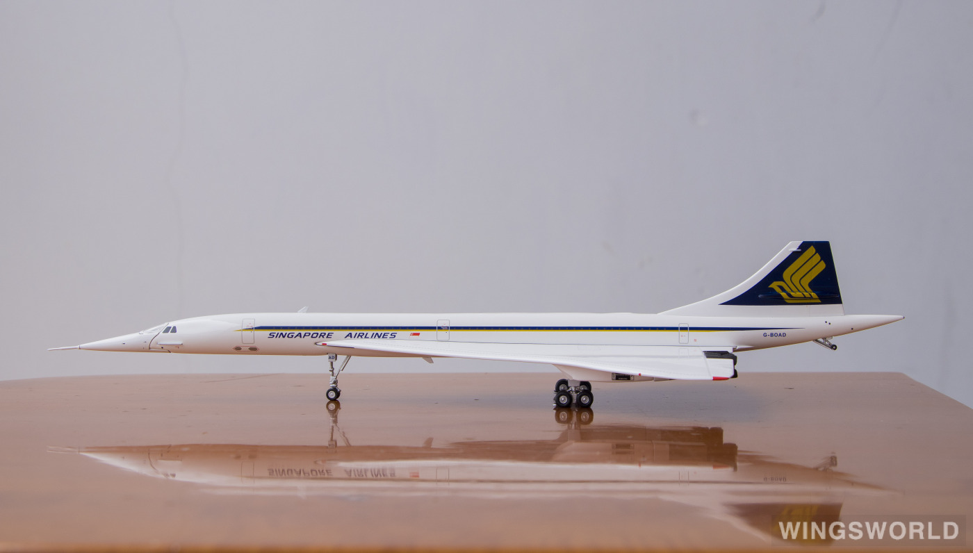 JC Wings 1:200 XX2337 Singapore Airlines 新加坡航空 Concorde G-BOAD
