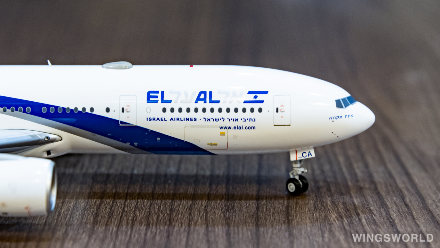 Geminijets 1:200 G2ELY472 El Al 以色列航空 Boeing 777-200ER 4X-ECA