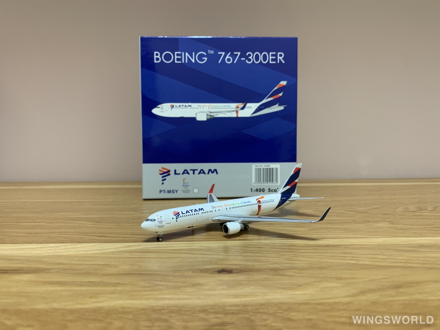 Phoenix 1:400 PH04096 LATAM 南美航空集团 Boeing 767-300 PT-MSY