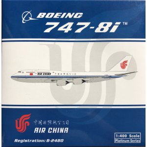 Air China 中国国际航空 Boeing 747-8i B-2480 1990s colors. With rolling gears. PH11229 Phoenix 1:400