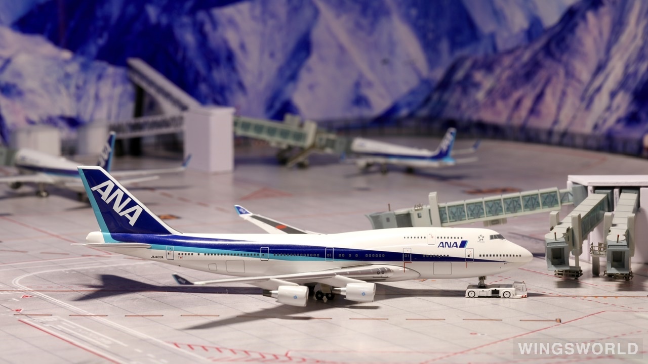 BlueAngle 1:400 JM74708 ANA 全日空 Boeing 747-400 JA403A