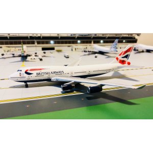 British Airways 英国航空 Boeing 747-400 G-BNLZ  BB4-2004-35 Big Bird 1:400