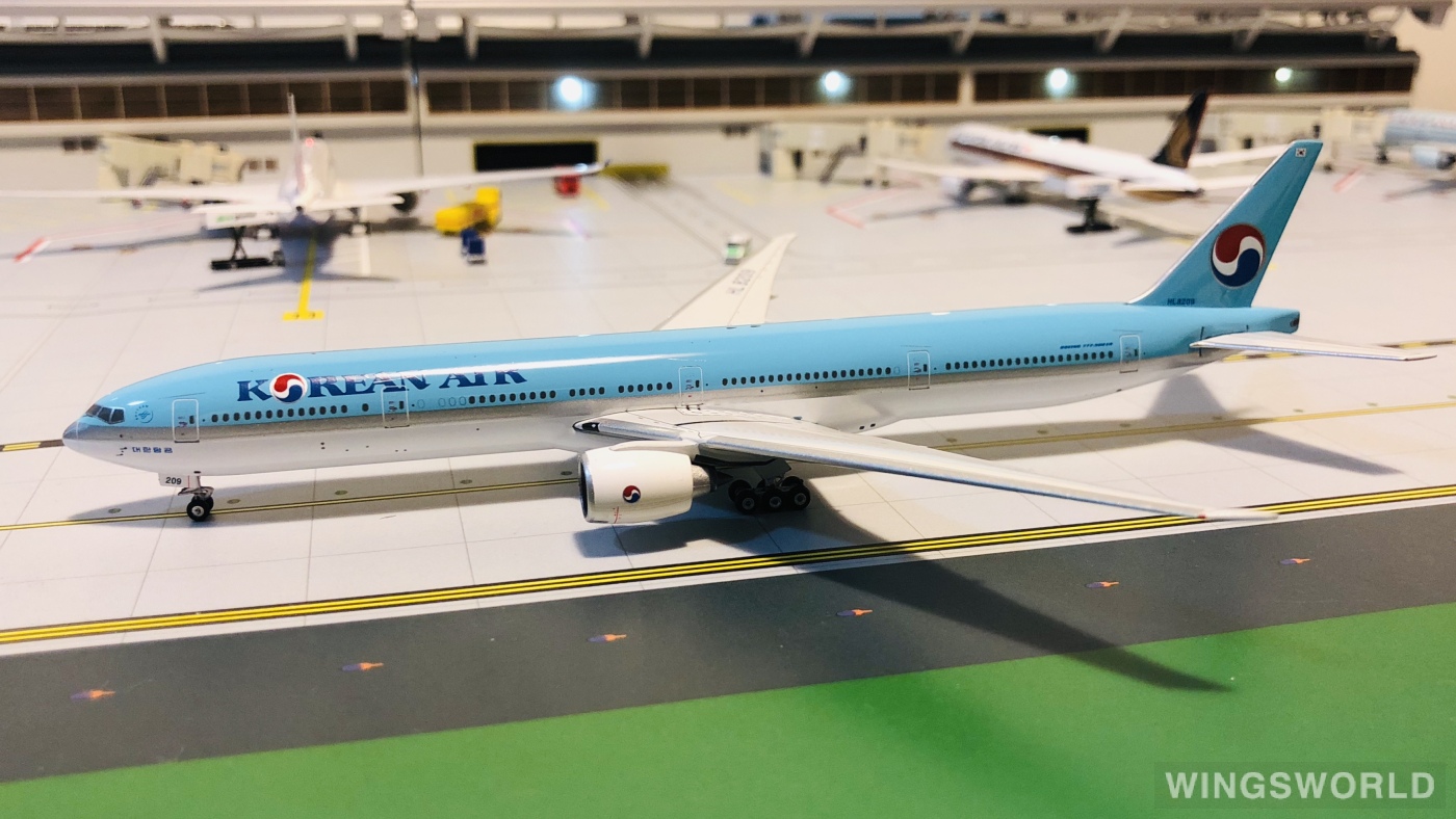 Phoenix 1:400 PH4HL8209 Korean Air 大韩航空 Boeing 777-300ER HL8209