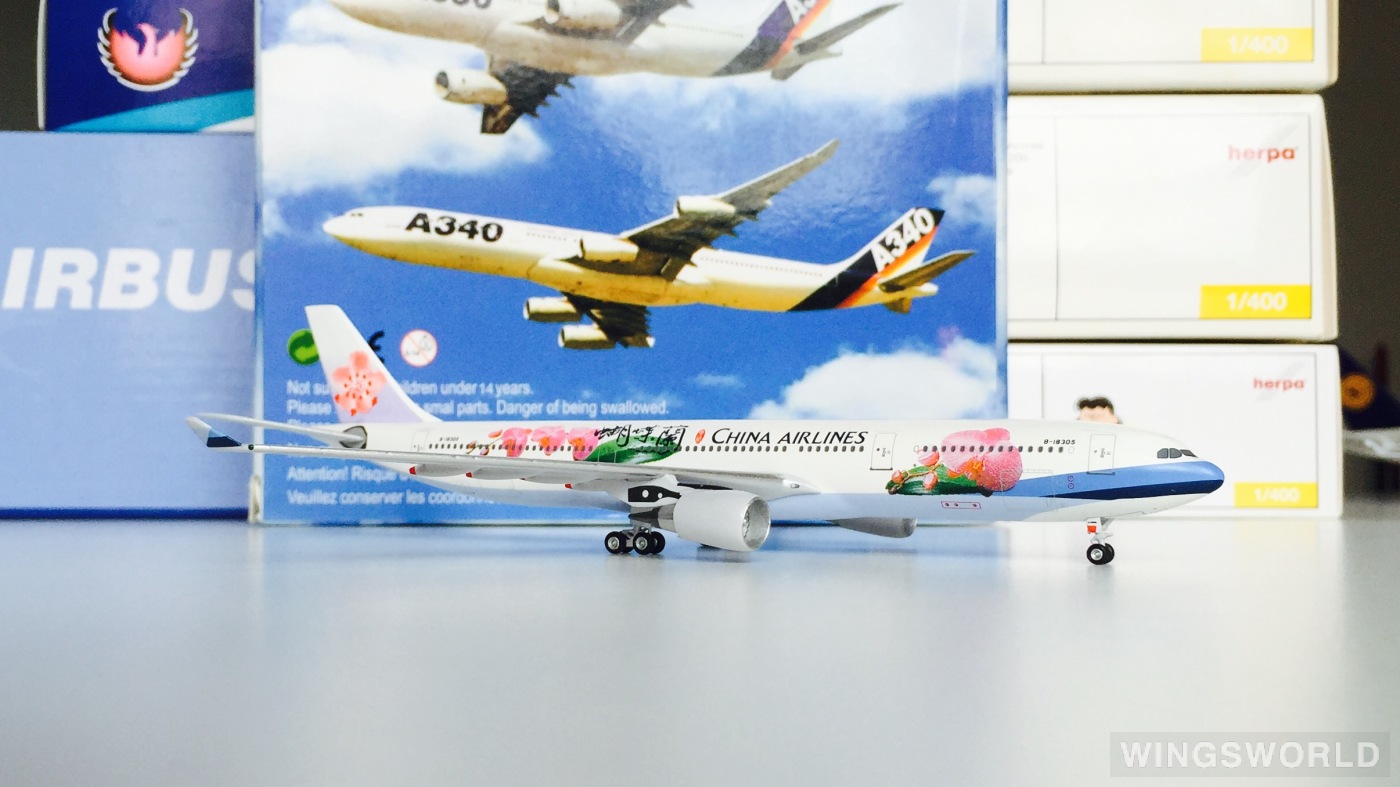 AeroClassics 1:400 ACB18305 China Airlines 中华航空 Airbus A330-300 B-18305