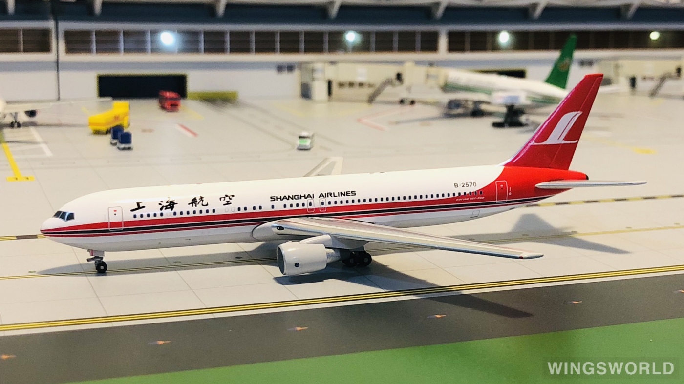 AeroClassics 1:400 AC4B2570 Shanghai Airlines 上海航空 Boeing 767-300 B-2570