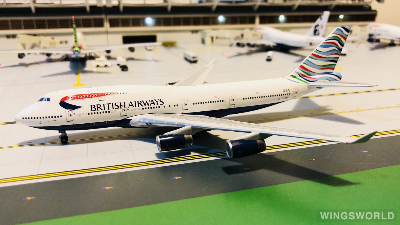 Big Bird 1:400 BB4-2004-41 British Airways 英国航空 Boeing 747-400 G-BNLV