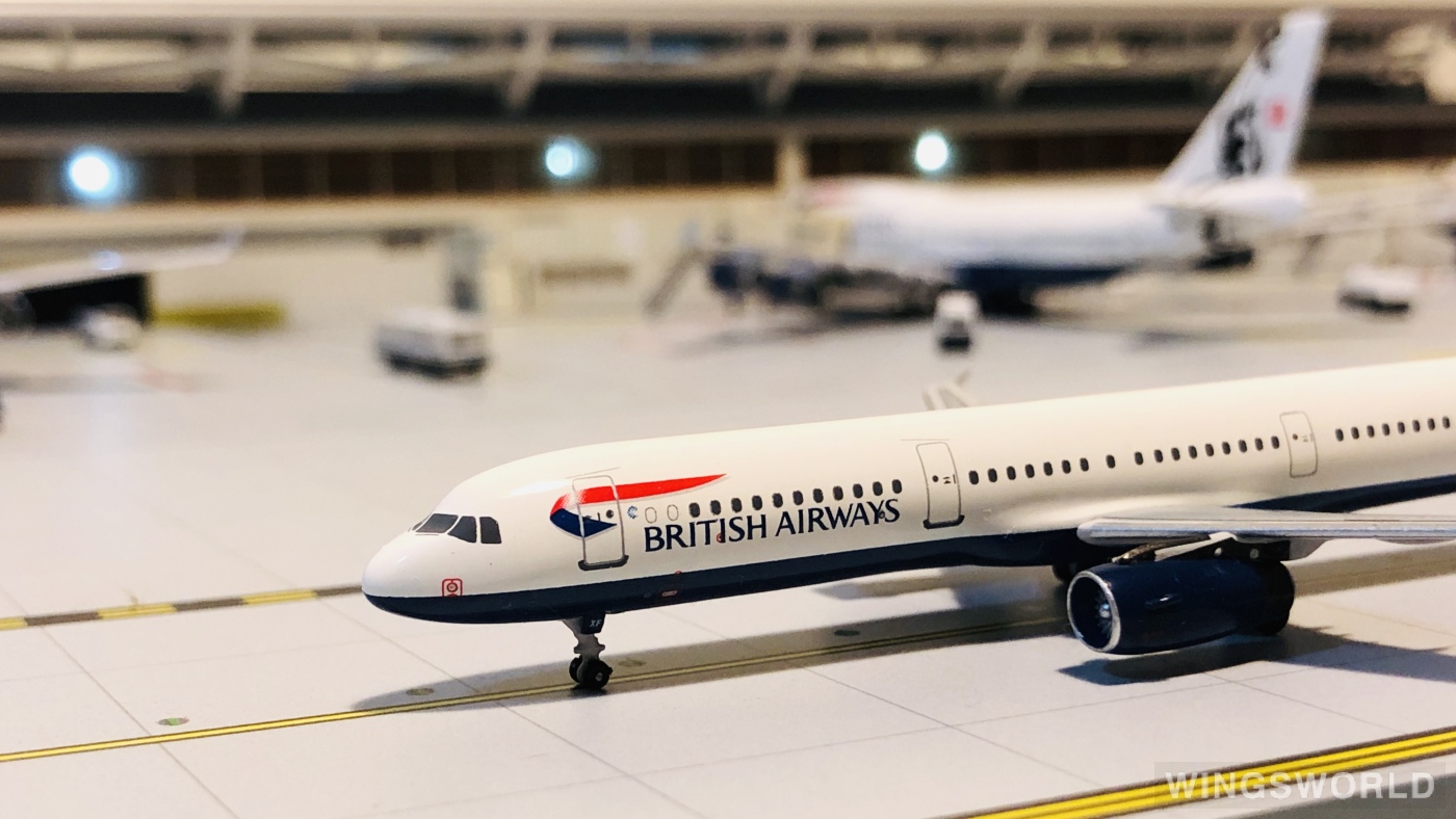 AeroClassics 1:400 ACGEUXF British Airways 英国航空 Airbus A321 G-EUXF
