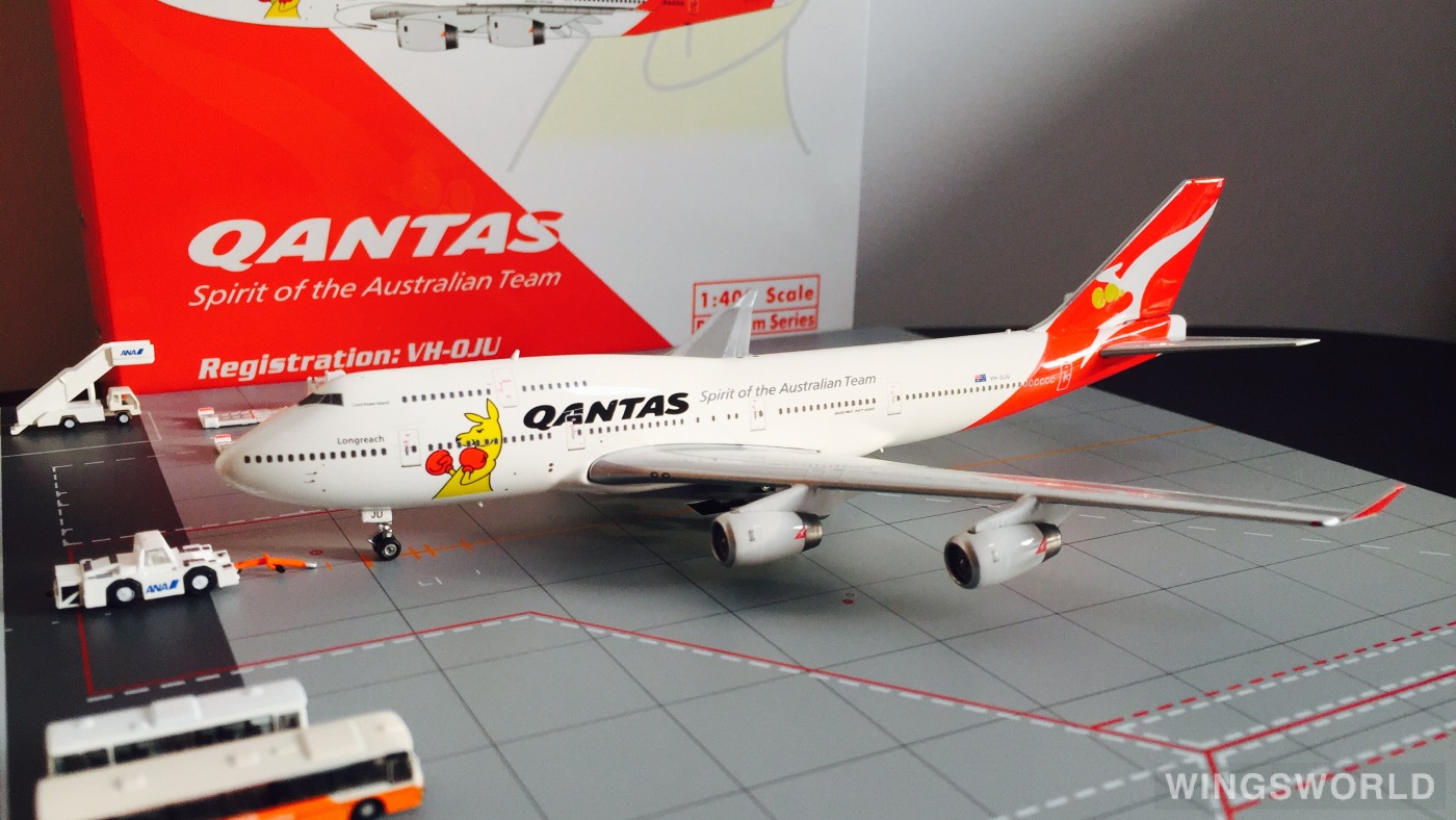 Phoenix 1:400 PH10656 Qantas 澳洲航空 Boeing 747-400 VH-OJU