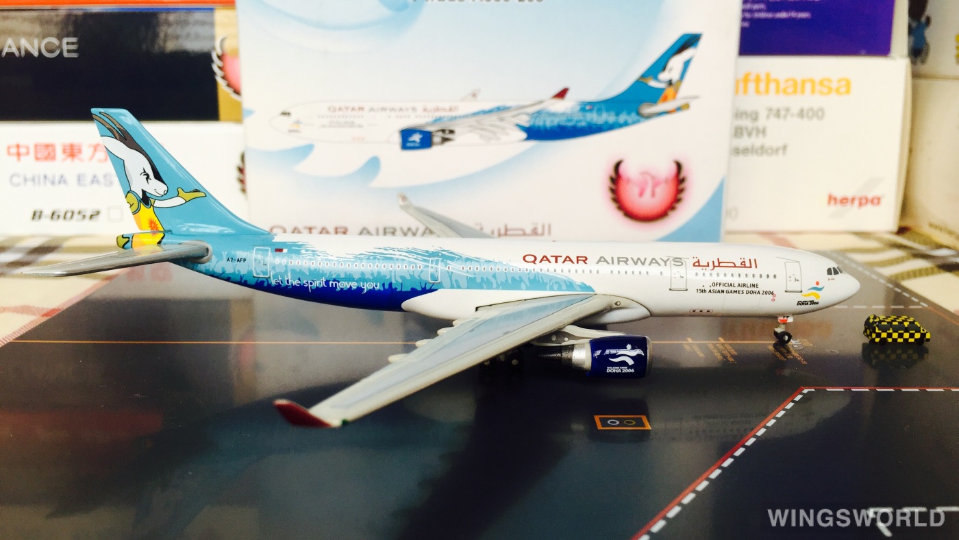 Phoenix 1:400 PH10083 Qatar 卡塔尔航空 Airbus A330-300 A7-AFP