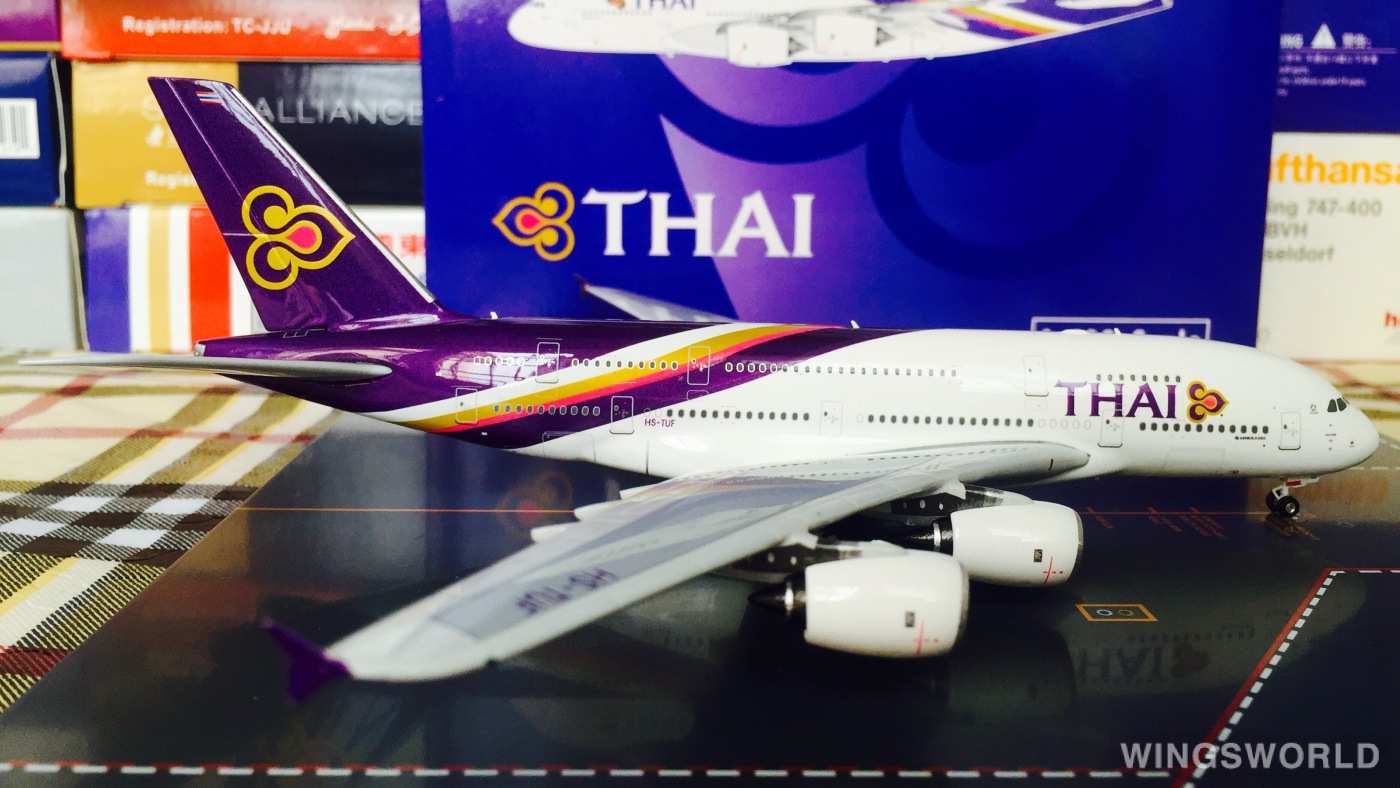 Phoenix 1:400 PH10952 Thai Airways 泰国国际航空 Airbus A380-800 HS-TUF