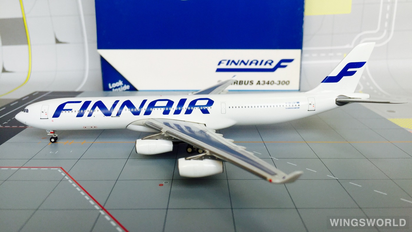 Geminijets 1:400 GJFIN1045 Finnair 芬兰航空 Airbus A340-300 OH-LQF