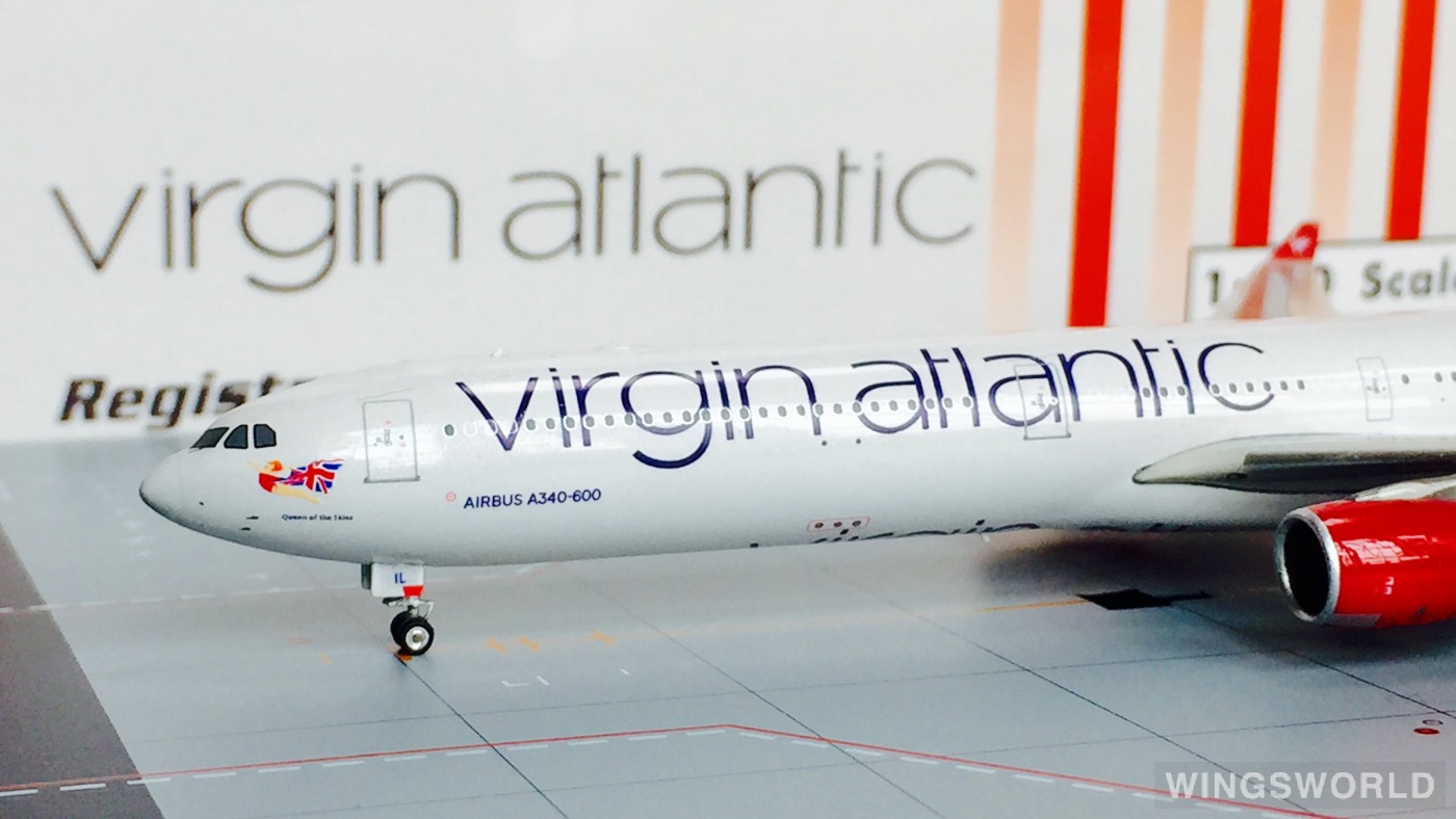 Phoenix 1:400 PH10644 Virgin Atlantic Airways 维珍航空 Airbus A340-600 G-VEIL